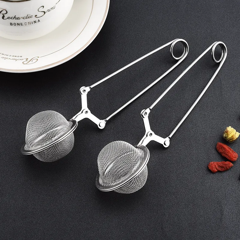 Infusore per tè con manico in acciaio inox – Argento o Oro