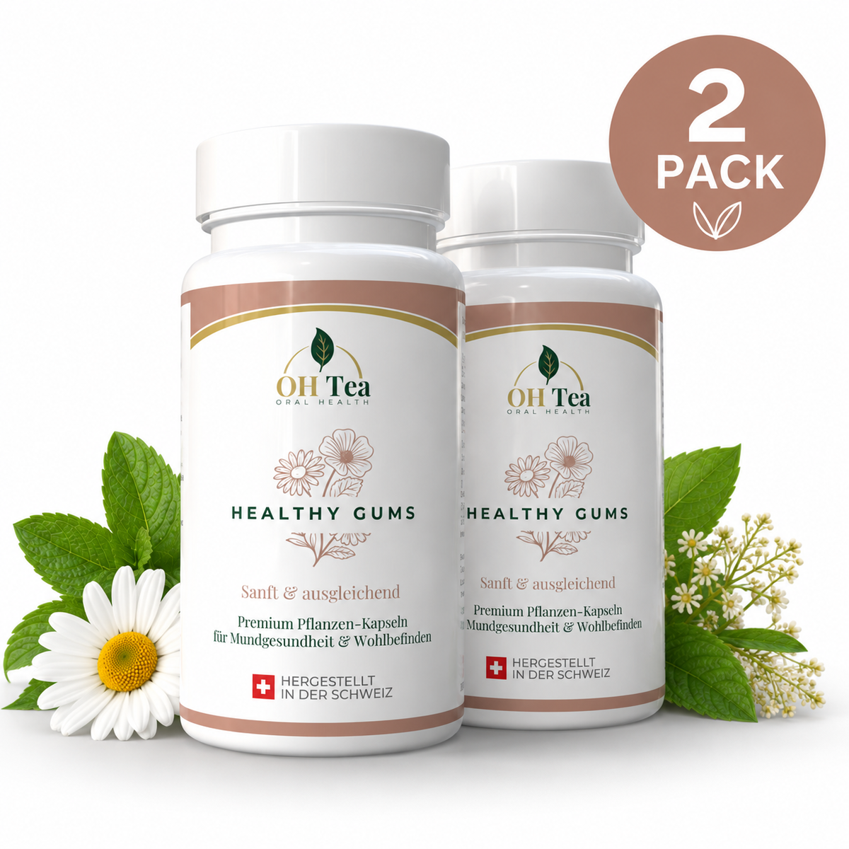 OH Tea | Healthy Gums Kapseln – Vorteilspack (2er- oder 3er-Pack)