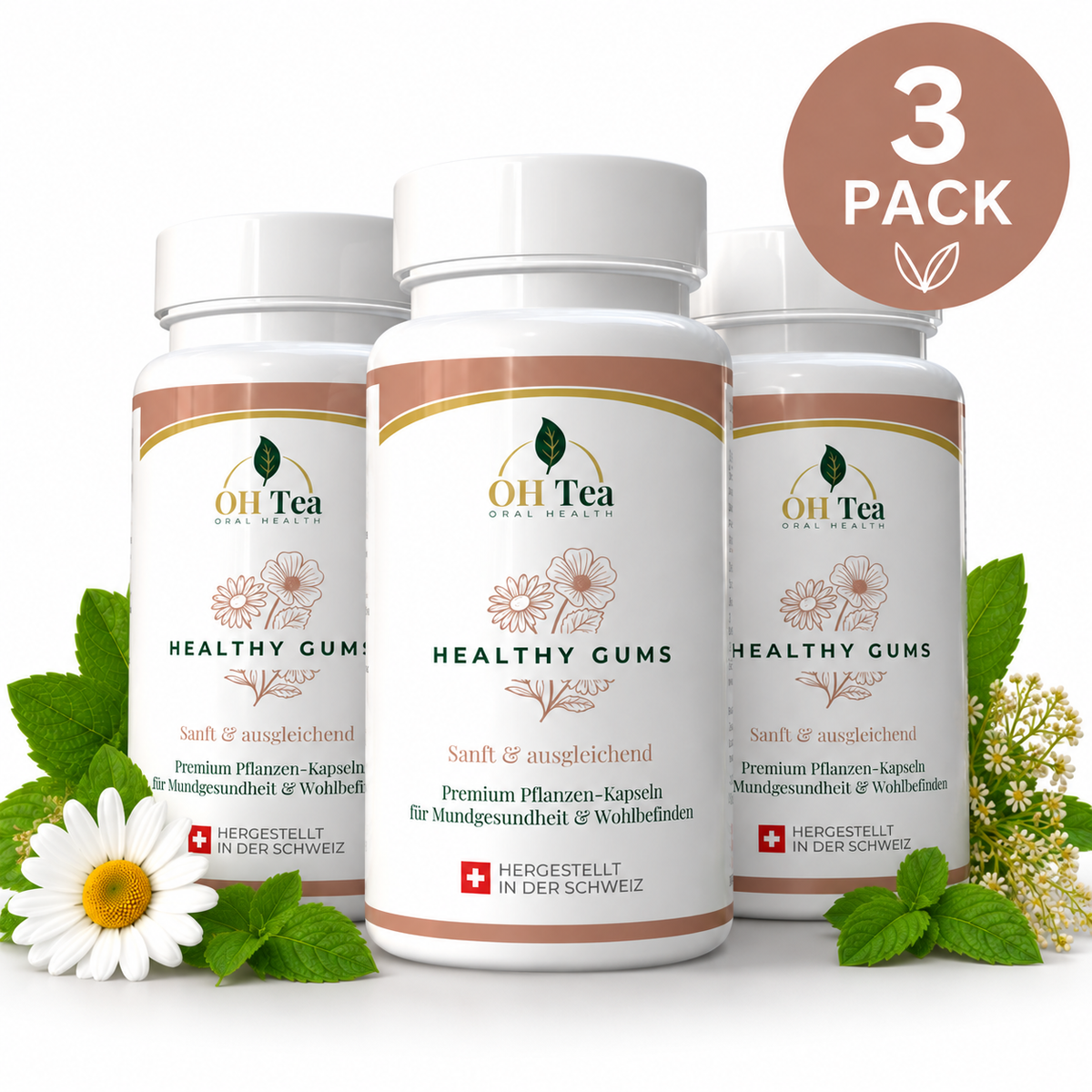 OH Tea | Healthy Gums Kapseln – Vorteilspack (2er- oder 3er-Pack)