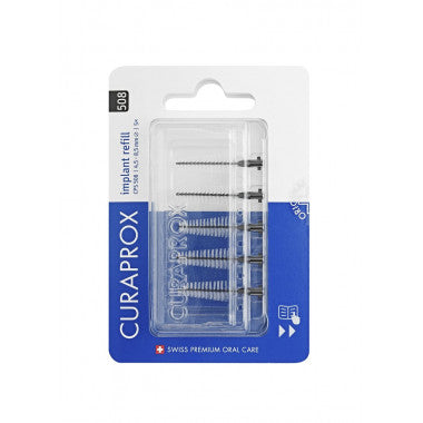 Curaprox CPS 508 Implant Refill 4x schwarz