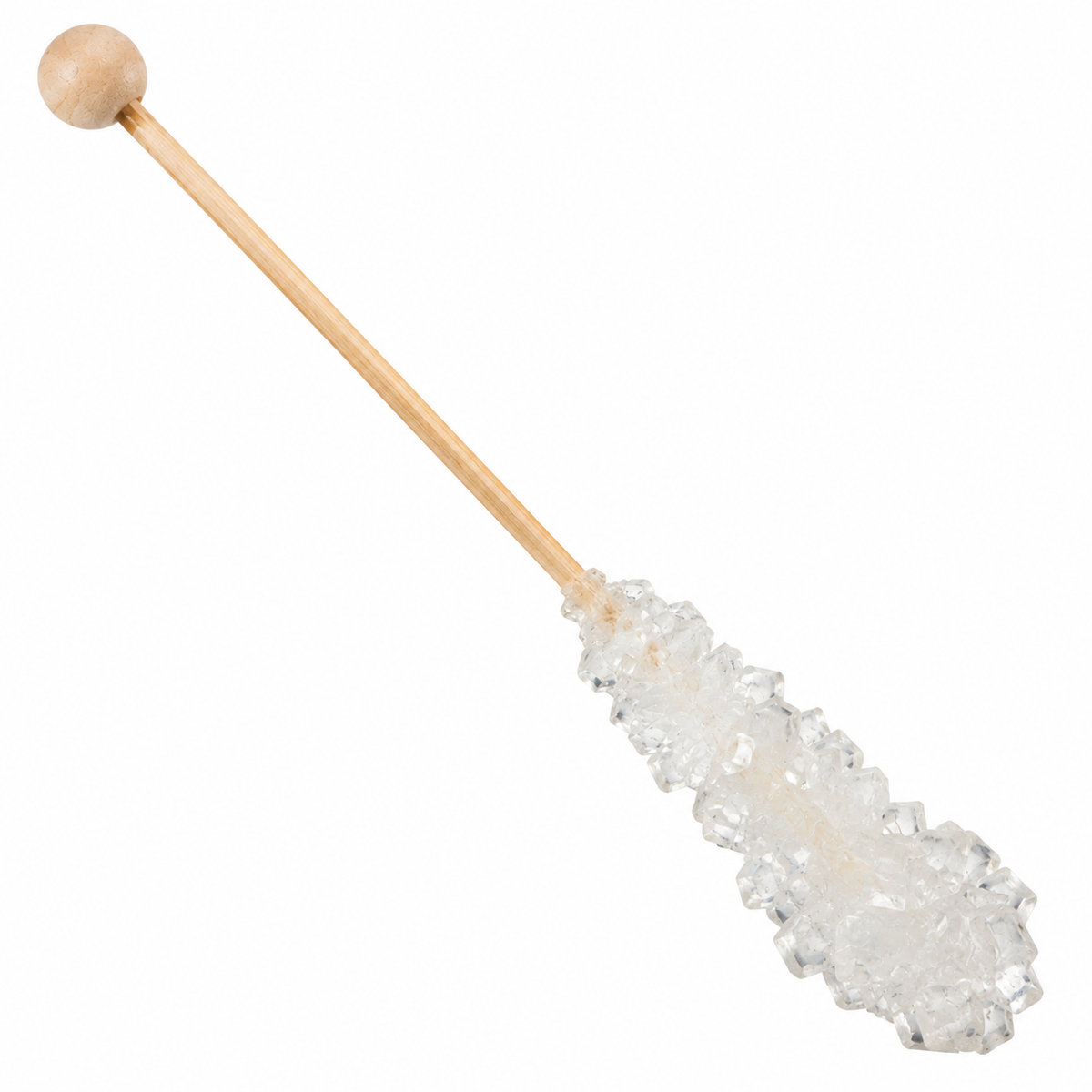 Kandisstick Weiss – Kandiszucker am Stiel 17 cm