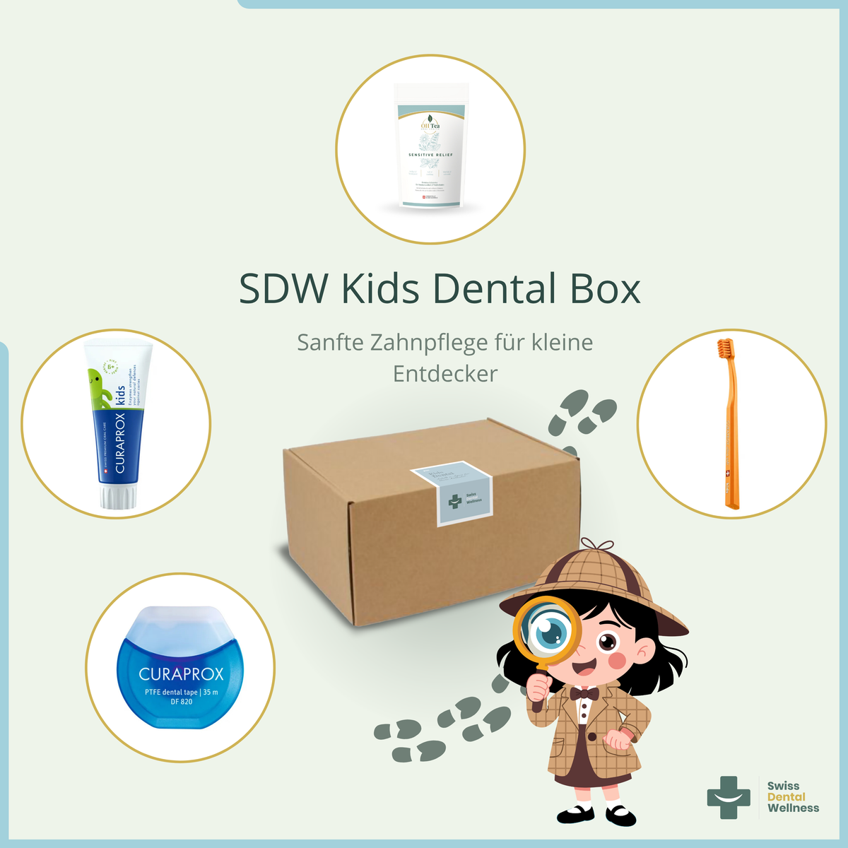 SDW Kids Dental Box – Sanfte Zahnpflege für kleine Entdecker