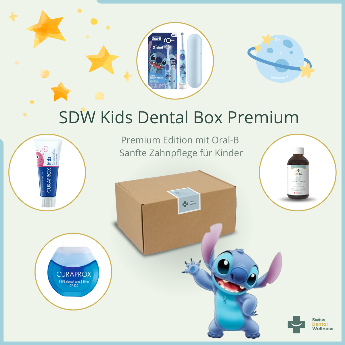 SDW Kids Dental Box – Premium Edition mit Oral-B