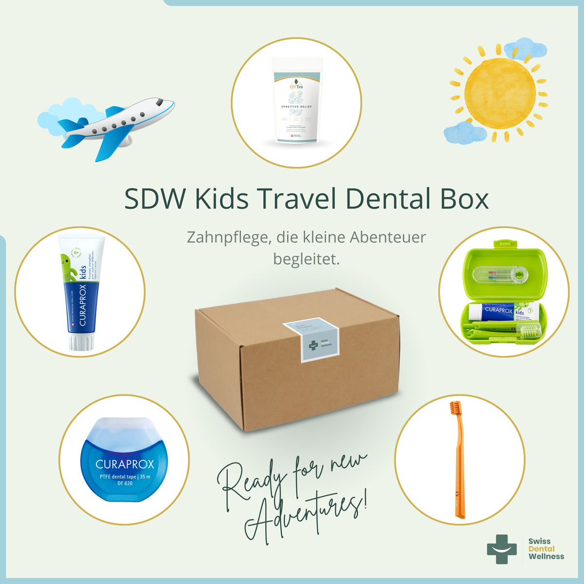 SDW Kids Travel Dental Box – Pflege & Spass für unterwegs