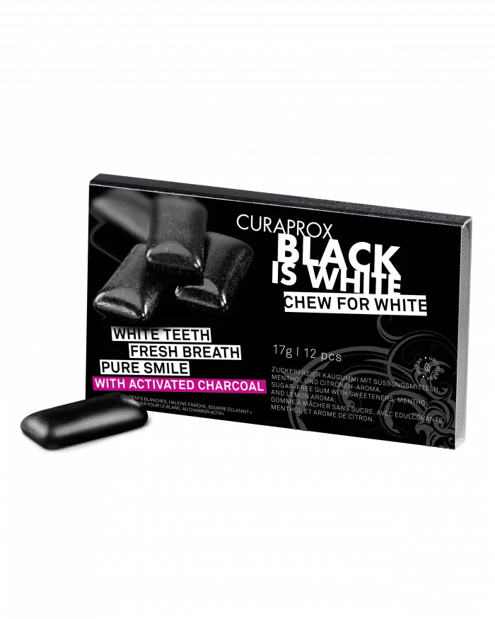 Curaprox Black is white - Kaugummi