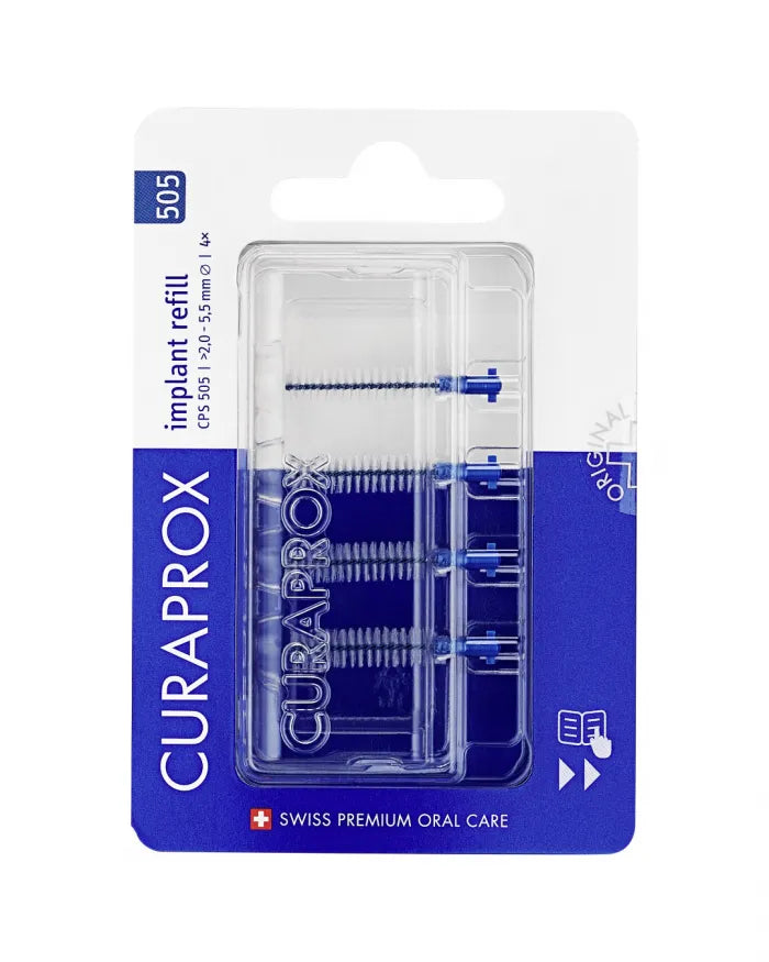 Curaprox CPS 505 Implant Refill 4x blau