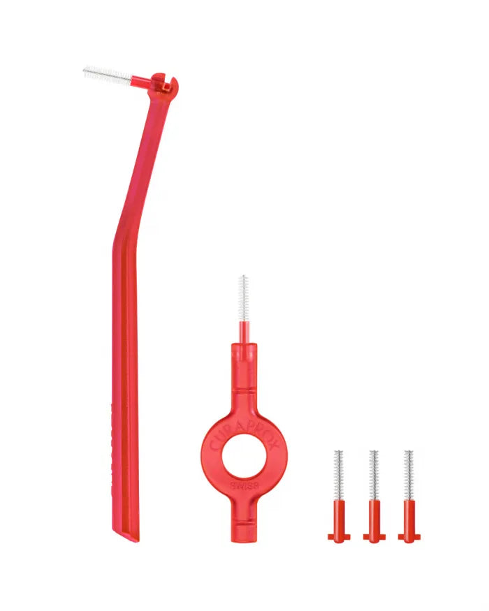 Curaprox CPS 07 Prime Start mit UHS 409 + 470 Halter rot