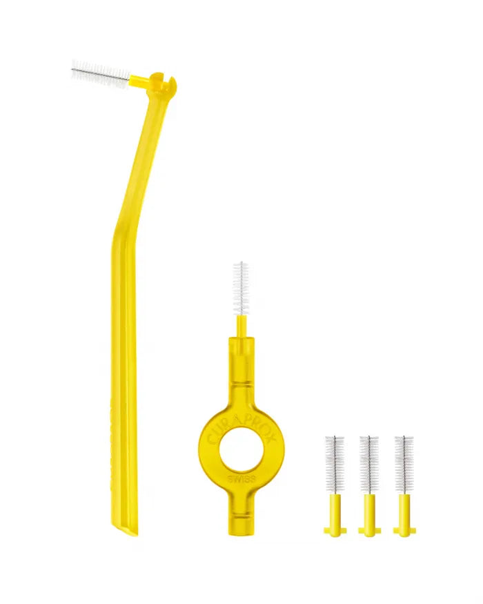 Curaprox CPS 09 Prime Start mit UHS 409 + 470 Halter gelb